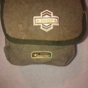 Vintage Bongo Miss Army purse/ canvas bag
